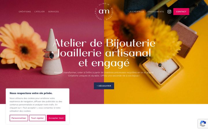 Screenshot of alinem-joaillerie.fr