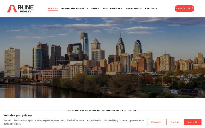 Screenshot of alinerealty.com