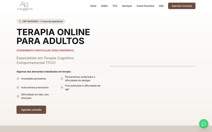 Screenshot of alinerodriguespsi.com.br