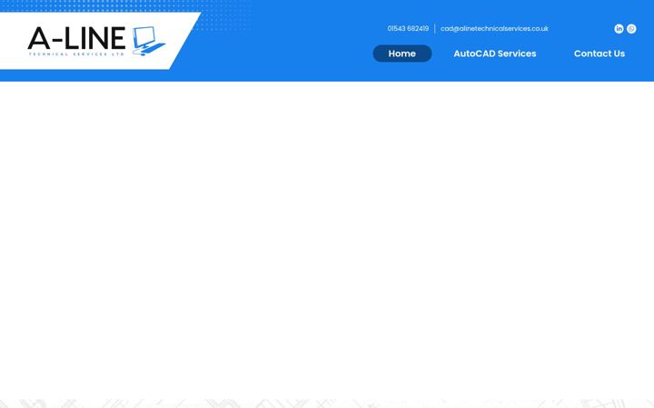 Screenshot of alinetechnicalservices.co.uk