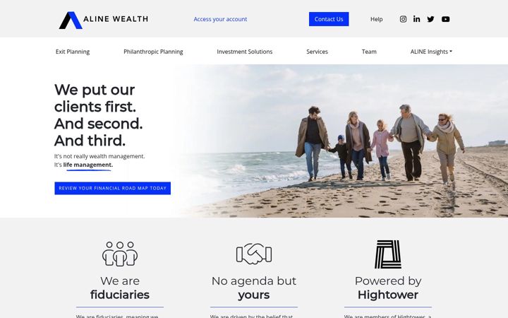 Képernyőkép: alinewealth.com