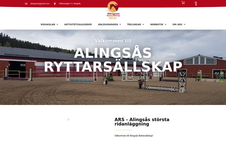 Screenshot of alingsasrs.se
