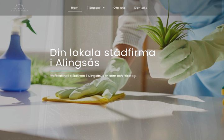 Screenshot of alingsasstadservice.com