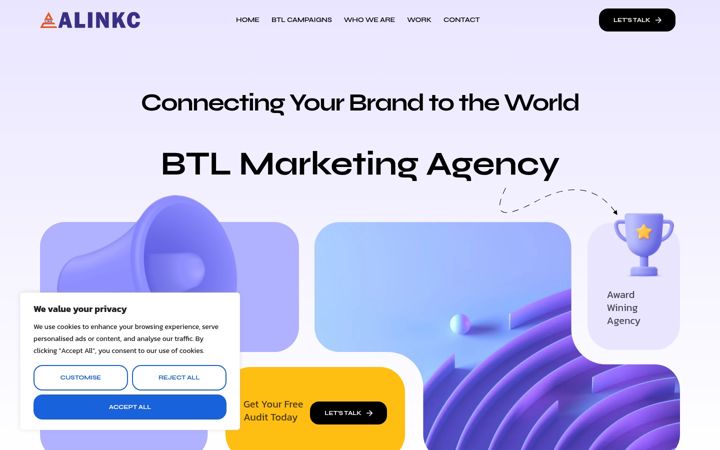 Screenshot of alinkc.com