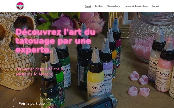 Screenshot of alinktattoo.com