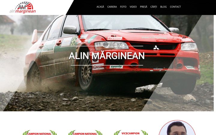 Screenshot of alinmarginean.ro