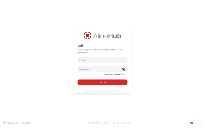 Screenshot of alinocam.com