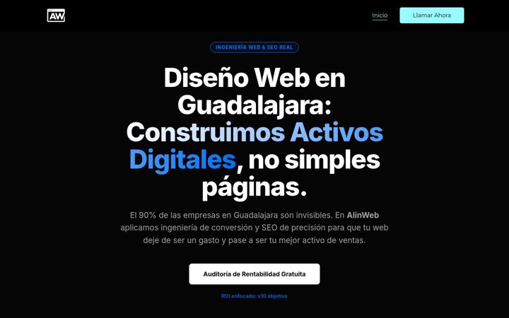Screenshot of alinweb.es