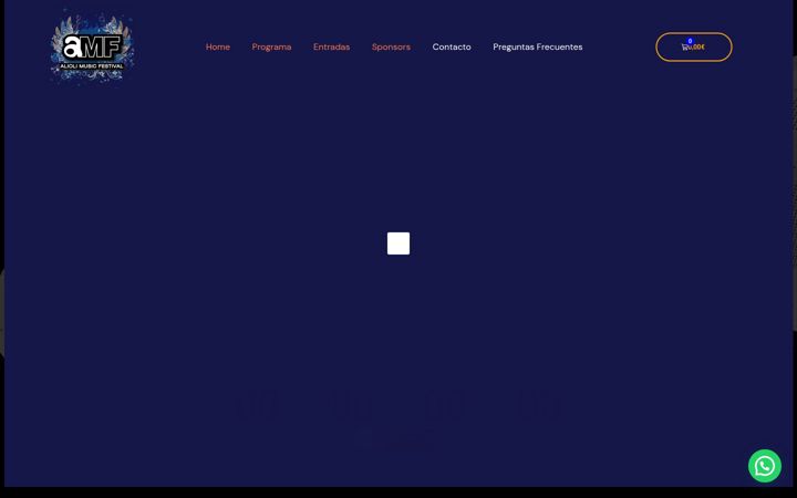 Screenshot ta' aliolimusicfestival.com
