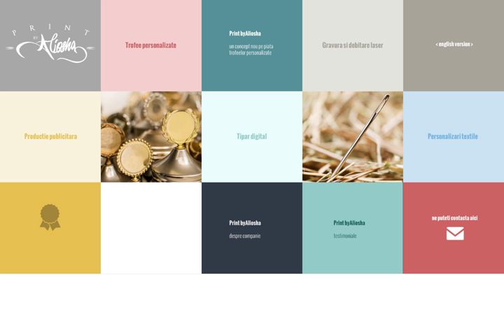 Screenshot of aliosha.ro