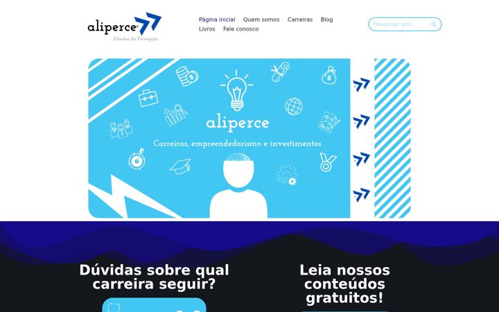 Skærmbillede af aliperce.com.br