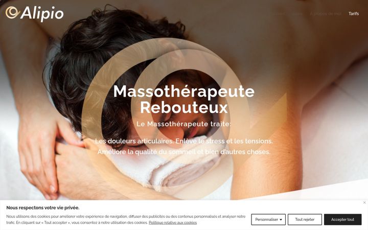 Screenshot of alipio.ch