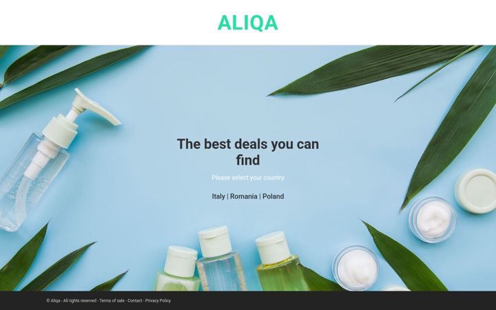 Screenshot of aliqa.net