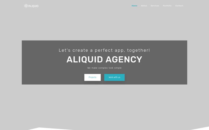 Screenshot of aliquid.hr
