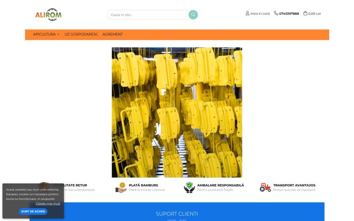 Screenshot of aliromsrl.ro