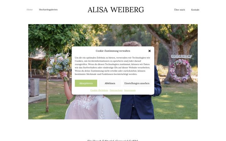 Skærmbillede af alisa-fotografie.de