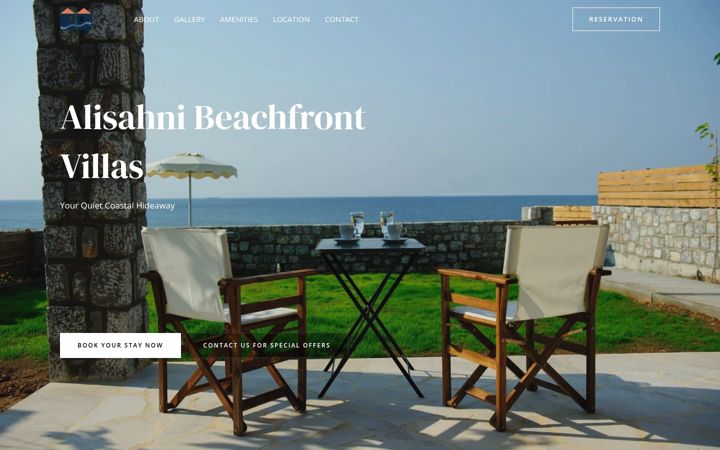 Screenshot of alisahni.com