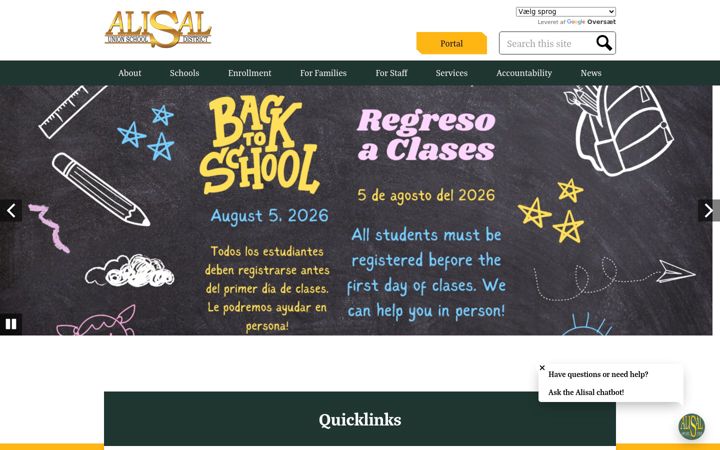Screenshot of alisal.org
