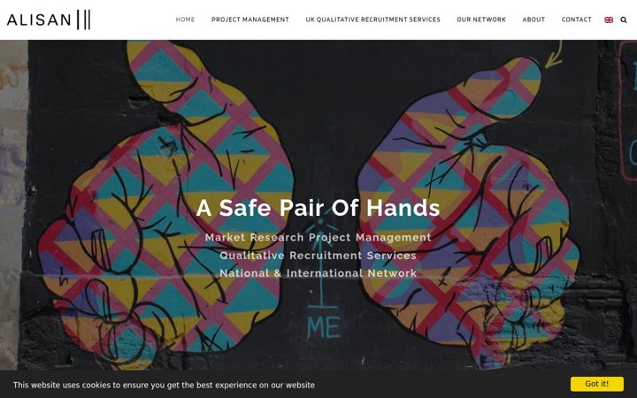 Screenshot of alisanresearch.com