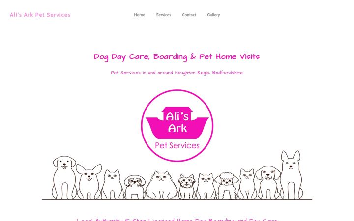 Screenshot of alisarkpetservices.co.uk