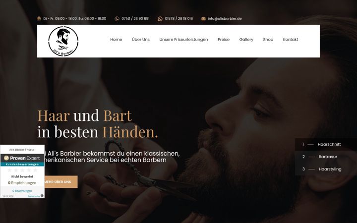 Screenshot of alisbarbier.de