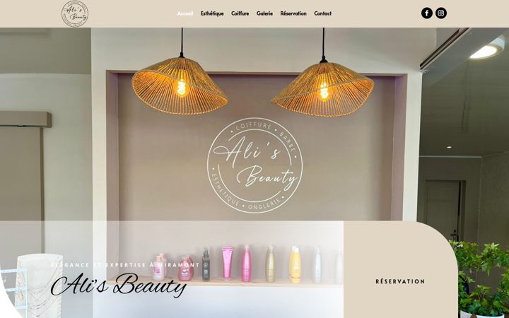 Screenshot ta' alisbeauty-miramont.fr