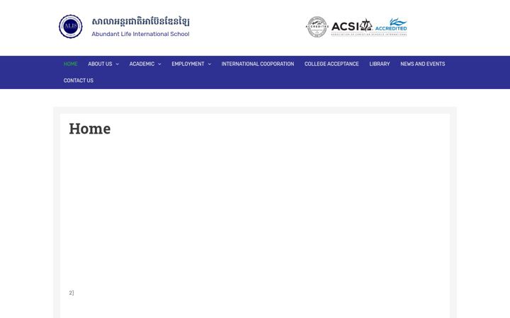 Screenshot of aliscambodia.com