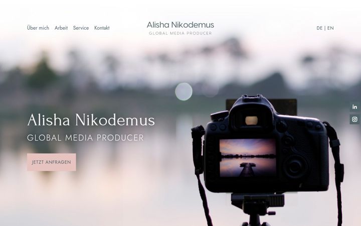 Screenshot ta' alishanikodemus.com