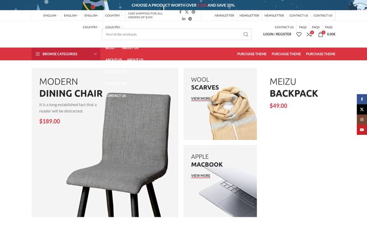 Képernyőkép: alishopify.com