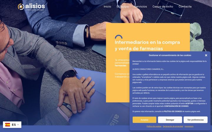 Képernyőkép: alisiosconsultorescanarios.es