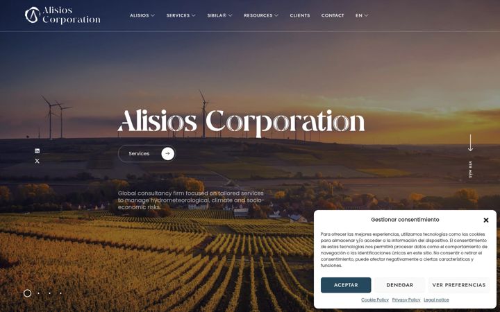 Képernyőkép: alisioscorporation.com