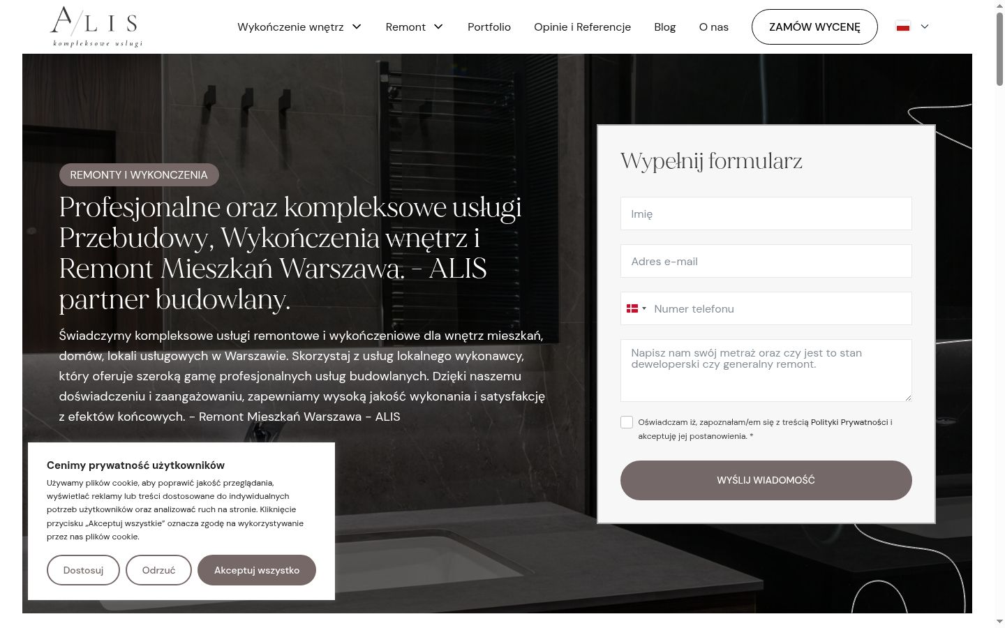 Capture d'écran de la bannière de consentement affichée avant toute interaction