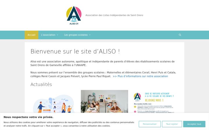 Screenshot of aliso31.com