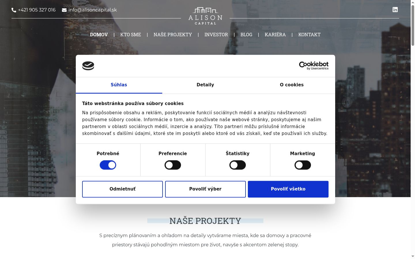 Zrzut ekranu banera zgody wyświetlanego przed jakąkolwiek interakcją