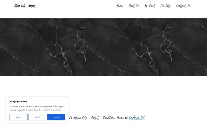 Screenshot of alisoncole.art