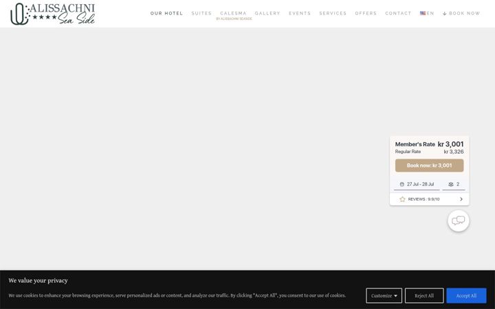 Screenshot von alissachniseaside.com