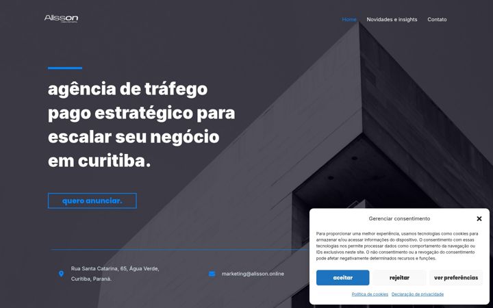 Screenshot of alisson.online