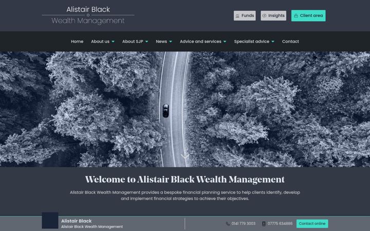 Képernyőkép: alistairblack.com