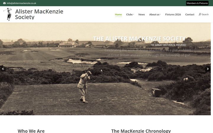 Screenshot di alistermackenzie.co.uk
