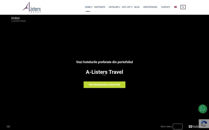 Screenshot of alisters-travel.com