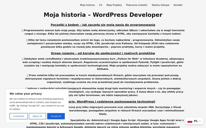 Screenshot di aliszka.com.pl
