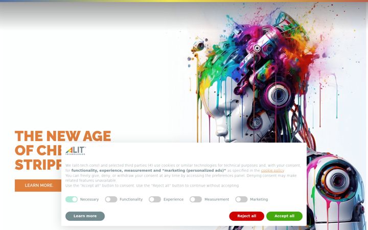 Screenshot stránky alit-tech.com