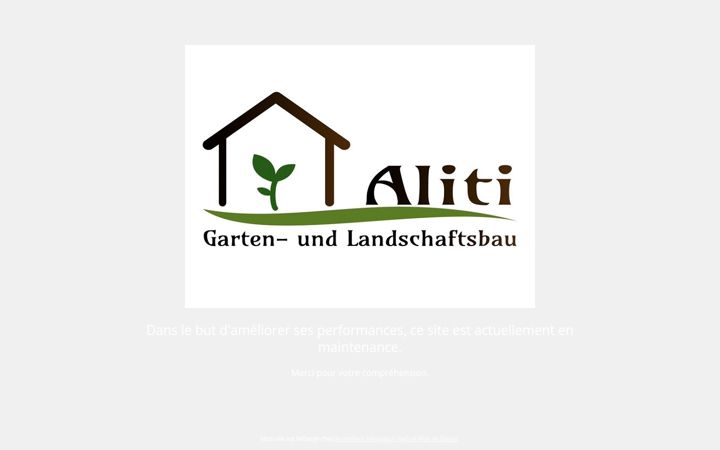 Screenshot of aliti-gartenbau.de