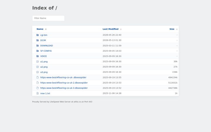 Screenshot of alitis.co.uk