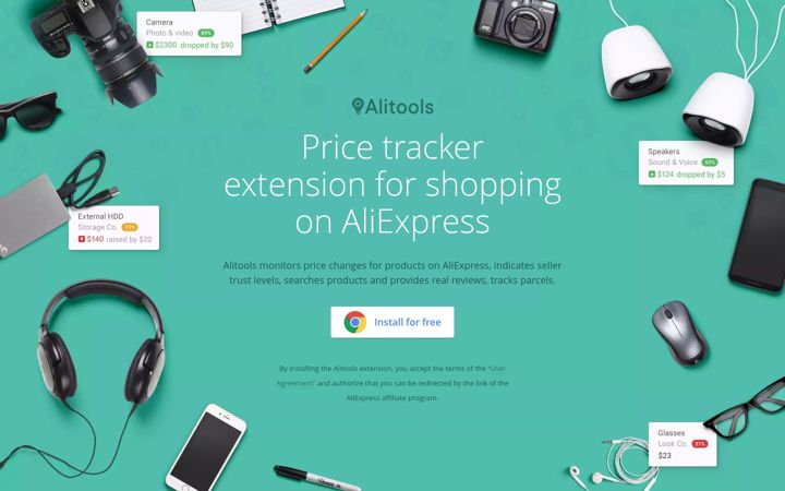 Screenshot of alitools.io
