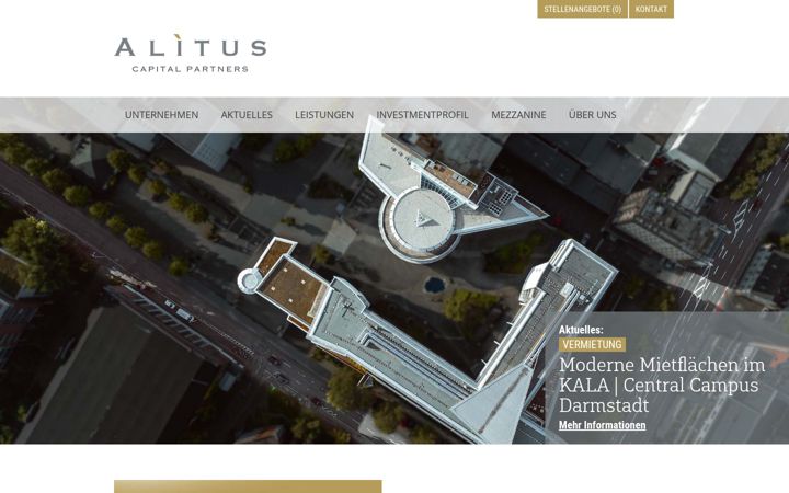 Screenshot of alitus-cp.de