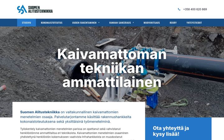 Skjermbilde av alitustekniikka.fi