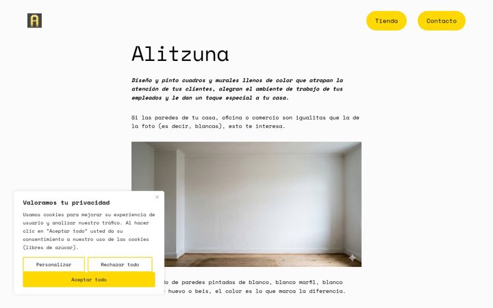 Screenshot of alitzuna.es