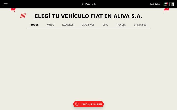 Screenshot of aliva.com.ar