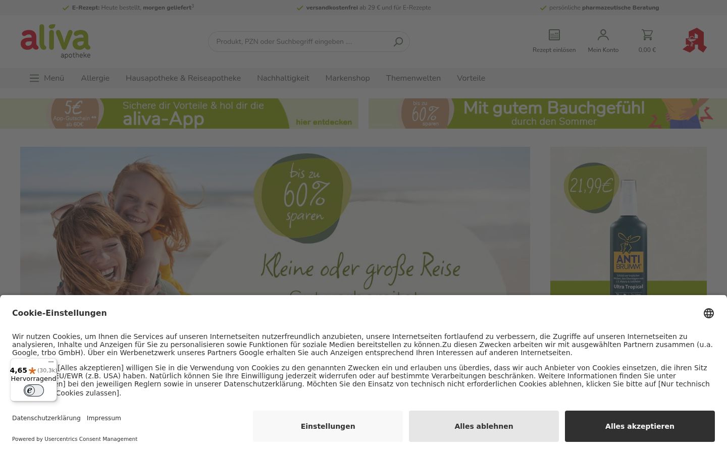 Screenshot tal-banner tal-kunsens muri qabel kwalunkwe interazzjoni